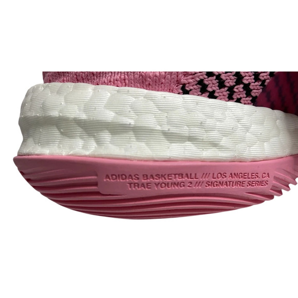 Adidas Trae Young 2 Triple Pink Black Trap House IE1667 Men\'s Size 10 New main image 5